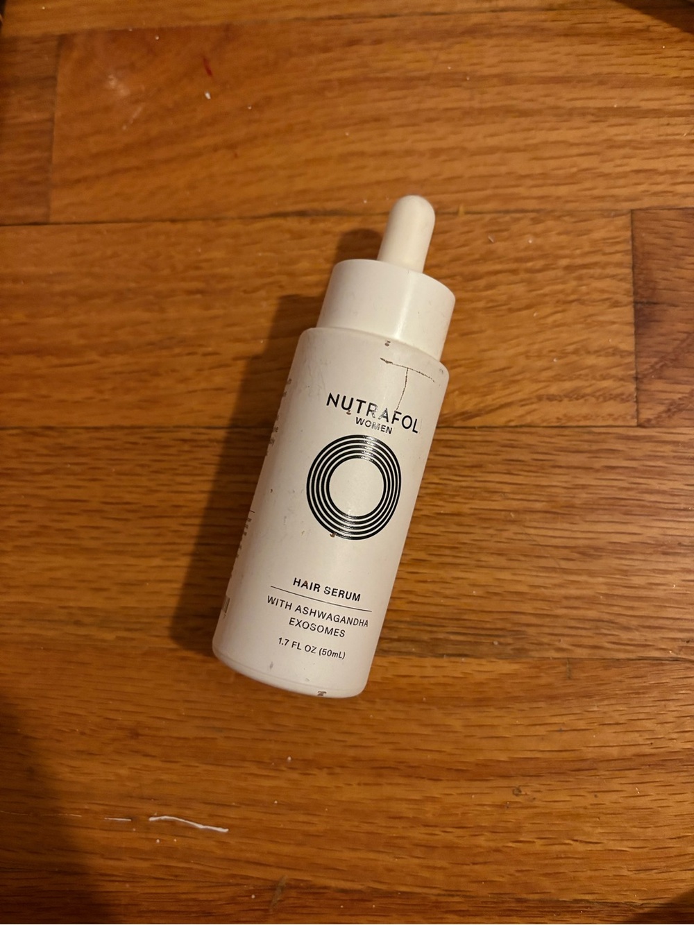 Women Hair Serum — White Dropper Bottle